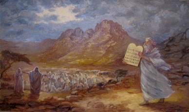 mo�se et les tables de la loi